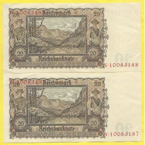 20 RM 1939, s. N. BHK-D4.  postupka
