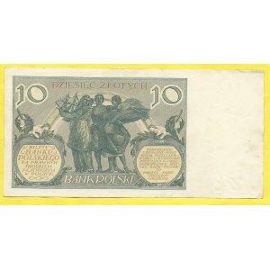 10 zlotych 1929, s. GF. BHK-PL5.  skvrna