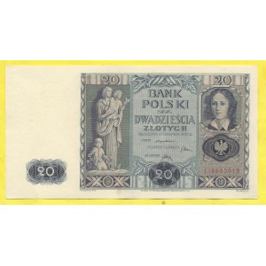 20 zlotych 1936, s. CI. BHK-PL7
