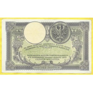 500 zlotych 1919, s. A. BHK-PL13