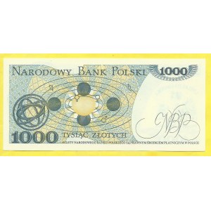 2. výlet do Gdaňska 2001, přítisk na 1000 zlotych 1982. F.-E03a