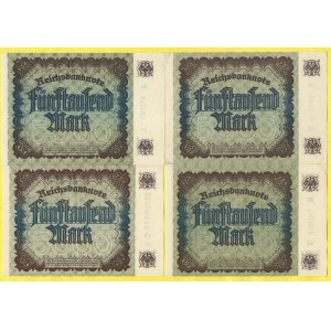 5.000 marek 1922, s. P, UB, B, X. Ros.-80c, d