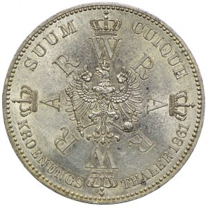 Germany, Prussia, Wilhelm I, coronation thaler 1861 A, Berlin