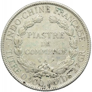 French Indochina, 1 piastre 1906 A, Paris