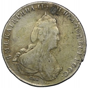Rosja, Katarzyna II, rubel 1786 СПБ ЯА, Petersburg