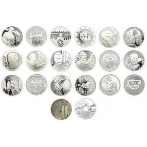 Zestaw monet, 10 złotych 2006-2012 (20 szt.)