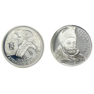 Set of 10 gold coins 1996, 1997, Sigismund II Augustus, Stefan Batory