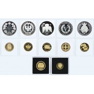 Legendarne monety świata - repliki - srebro 999, (12szt.)
