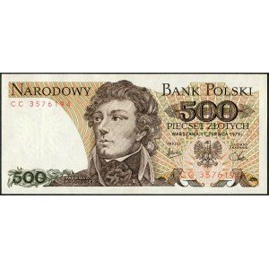 500 zloty 1979 - CC -.