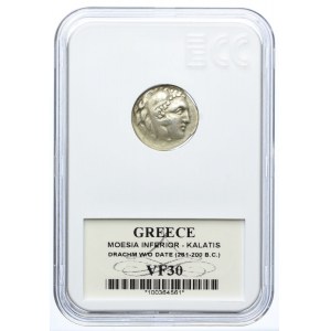 Grecja, Moesia Kalatia, drachma, GCN VF30