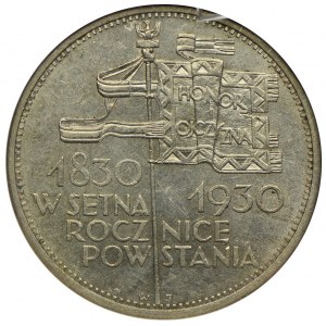 5 złotych 1930 Sztandar, GCN AU53