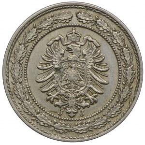 Germany, 20 fenig 1888 J, Hamburg