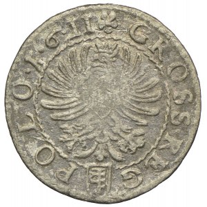 Sigismund III. Wasa, Kronenpfennig 1611, Krakau