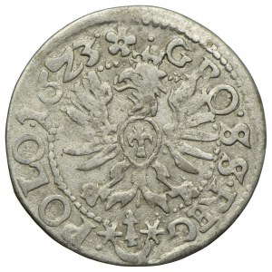 Zygmunt III Waza, grosz koronny 1623, Kraków, GRO•SS•