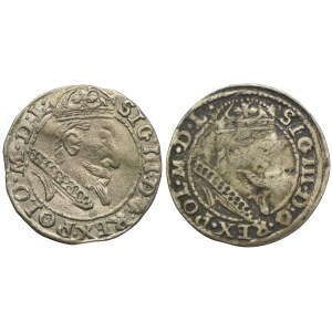 Sigismund III Vasa, 1607 crown penny, POLO, POL (2pc).
