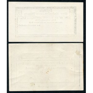 Satz, 1/2 Mark , 25 Fenig 1917, Chropaczów, Kreis Świętochłowice (2 Stück).