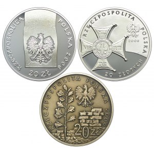 Zestaw, 20 złotych (3szt.)