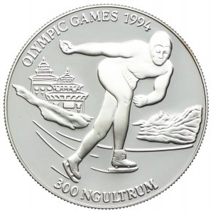 Butan, 300 ngultrum 1992, Olimpiada Lillehammer 1994