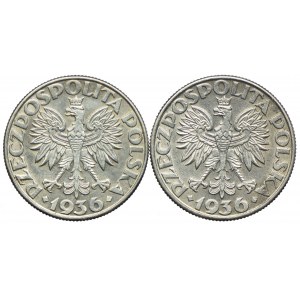 2 złote 1936, Żaglowiec (2 szt.)