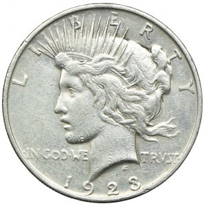 USA, 1 dolar 1923 Peace, D/Denver