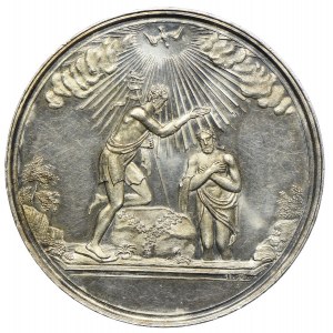 Medal, na pamiatkę chrztu