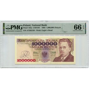 1,000,000 PLN 1993 - A - PMG 66 EPQ