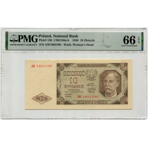 10 gold 1948 - AW - PMG 66 EPQ