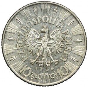 10 gold 1938, Józef Piłsudski