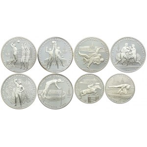 Russia, set of 5, 10 rubles, Moscow Olympics (8pcs).