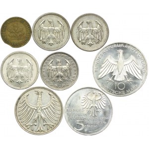 Germany, set 1924-1974 (8pcs).