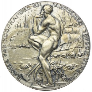 Medal, Chamber of Commerce and Factories Utrecht - Netherlands, silver