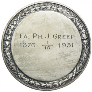 Medal, Izba Handlowa i Fabryki Utrecht - Holandia, srebro