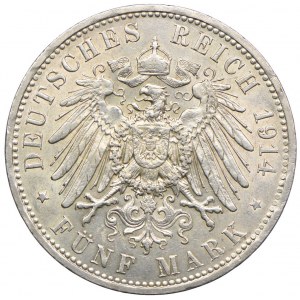 Niemcy, Prusy, Wilhelm II, 5 marek 1914 A, Berlin