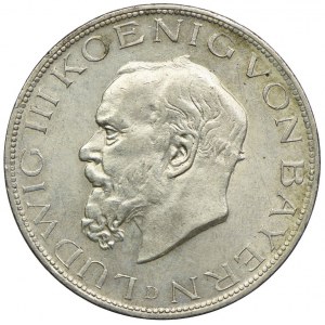 Niemcy, Bawaria, Ludwik III, 5 marek 1914 D, Monachium