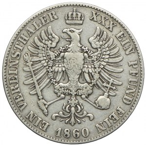 Niemcy, Prusy, Fryderyk Wilhelm IV, talar 1860 A, Berlin