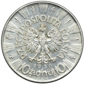 10 zloty 1936, Józef Piłsudski