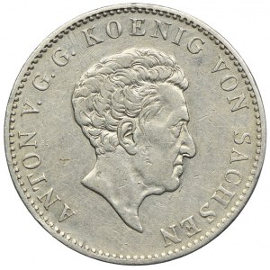 Niemcy, Saksonia, Antoni, talar 1833 G, Drezno