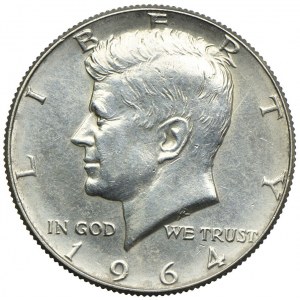 USA, Kennedy, 1/2 dolara 1964, Filadelfia
