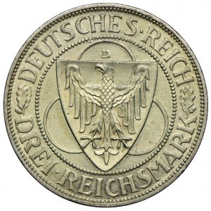 Niemcy, Republika Weimarska, 3 marki 1930 D, Monachium