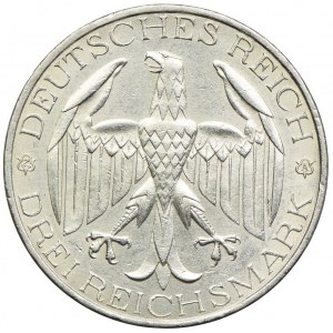 Germany, Weimar Republic, 3 marks 1929 A, Berlin