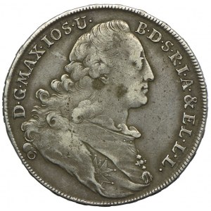 Niemcy, Bawaria, Maksymilian III Józef, talar 1775, Monachium