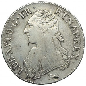 Francja, Ludwik XVI, 1 ecu 1787 R, Orlean
