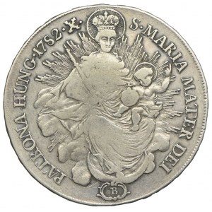 Hungary, Joseph II, 1782 B thaler, Kremnica