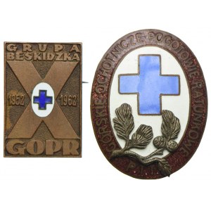 Odznaki GOPR (2szt.)
