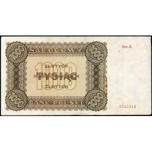 1000 złotych 1945 - Ser. A -