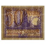 Danzig, 50 fenig 1919, purple