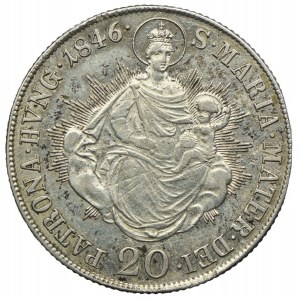 Hungary, Ferdinand I, 20 krajcars 1846 B, Kremnica