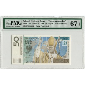 50 PLN 2006, Johannes Paul II, PMG 67 EPQ