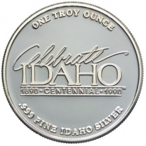 USA, stulecie przyjęcia stanu Idaho do Unii 1990, Rekreacja w Idaho (wędkowanie), uncja Ag999