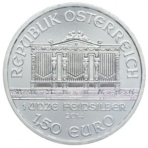 Austria, 1,50 euro 2014, Filharmonia